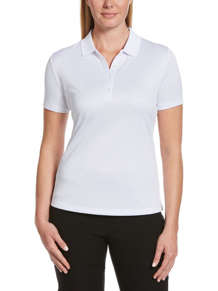 Swing Tech Solid Polo Top (Bright White)