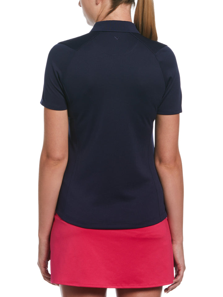 Swing Tech Solid Polo Top (Peacoat) 