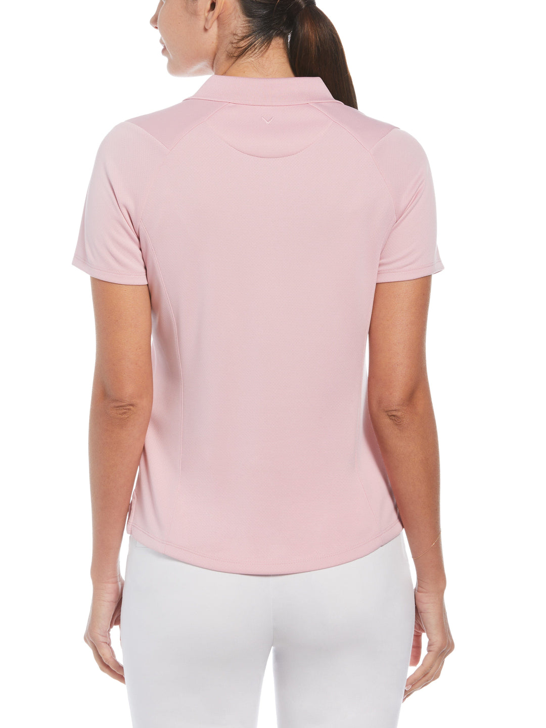 Swing Tech Solid Polo Top (Pink Nectar) 