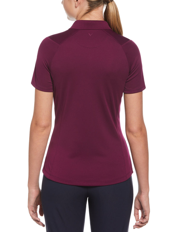Swing Tech Solid Polo Top (Dark Purple) 