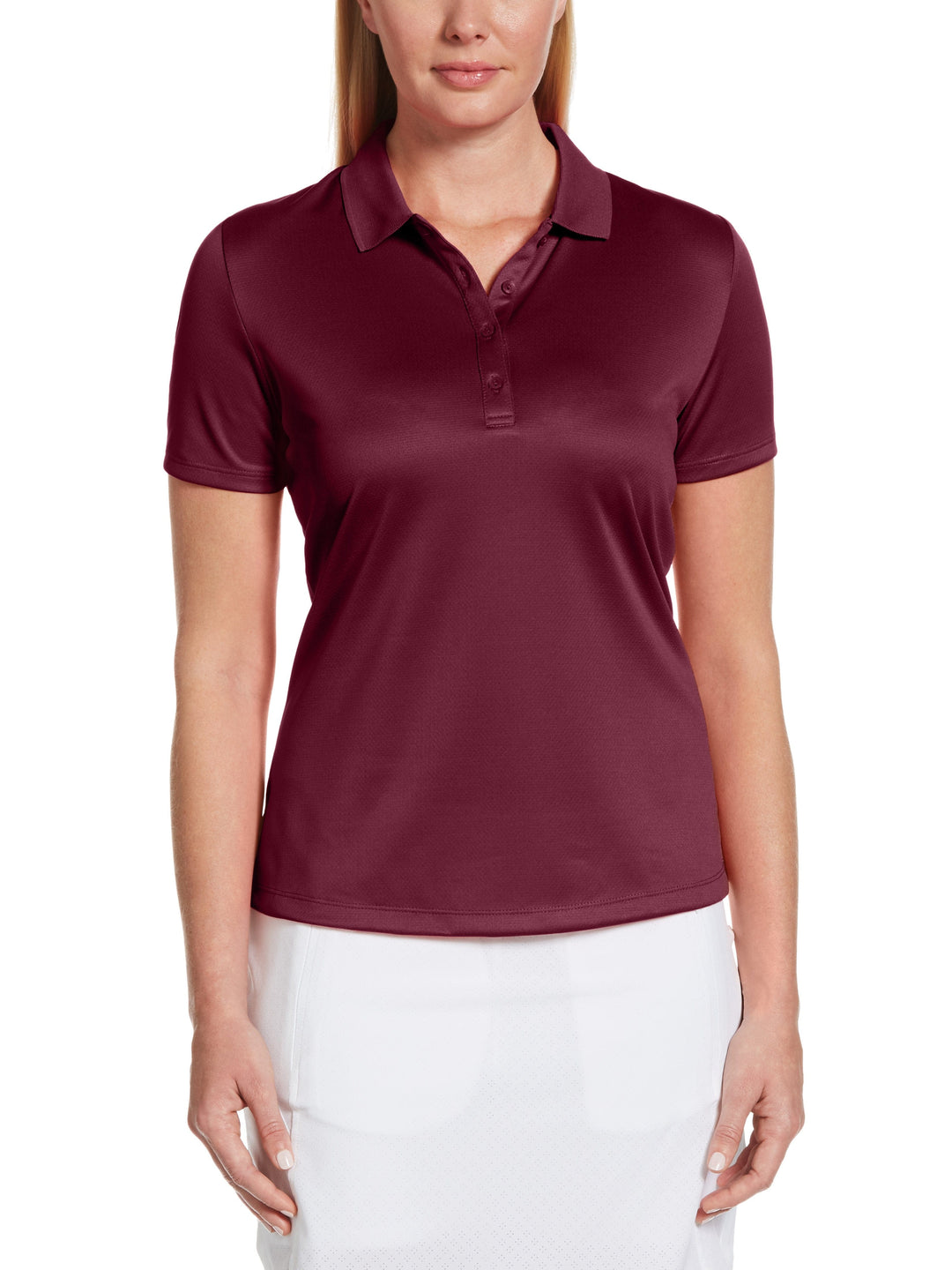 Swing Tech Solid Polo Top (Magenta Purple) 