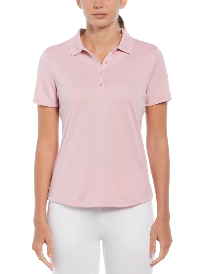 Swing Tech Solid Polo Top (Pink Nectar) 