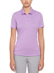 Swing Tech™ Solid Polo Top (English Lavender) 