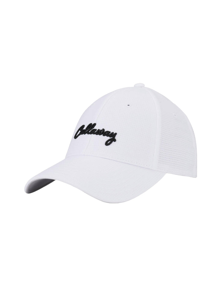 Womens Stitch Magnet Adjustable Hat-Hats-White/Black-OS-Callaway