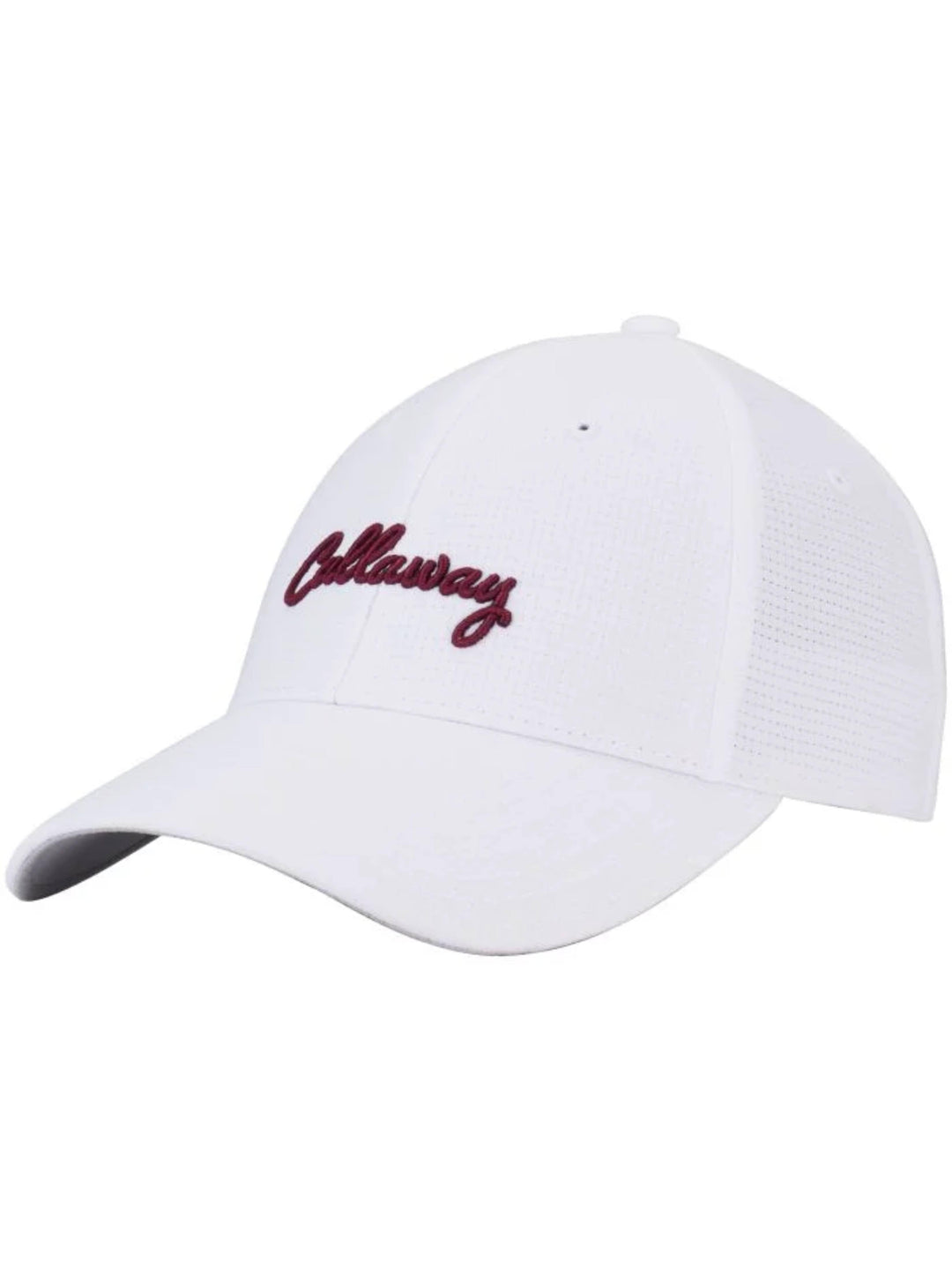 Womens Stitch Magnet Adjustable Hat-Hats-White/Red-OS-Callaway