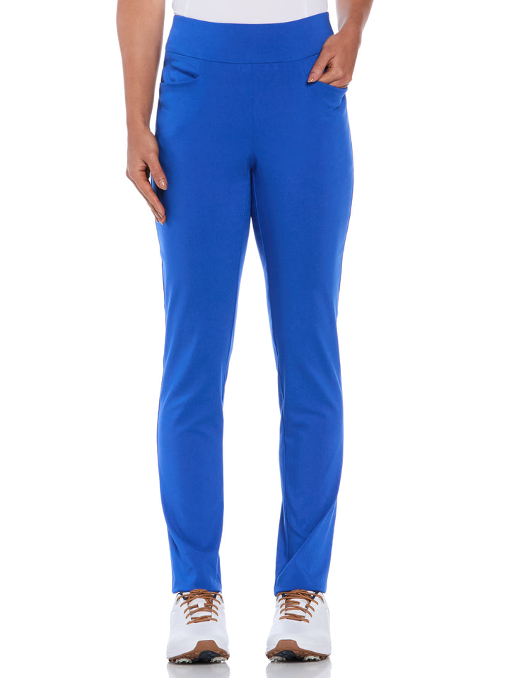 Women's Stretch Pull-On Golf Pant (Blue Tattoo) 