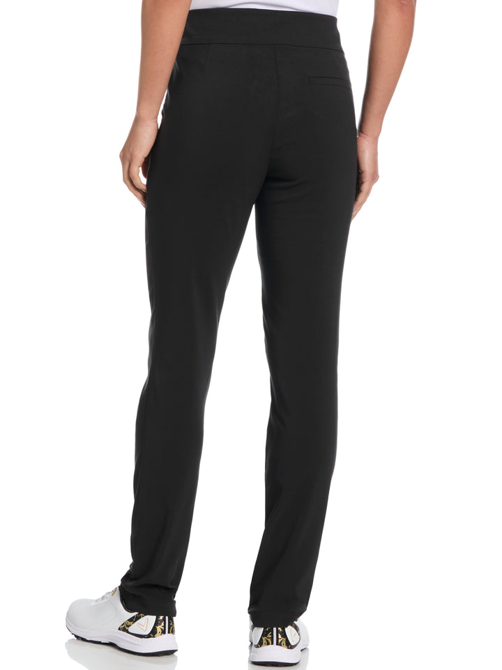Women's Stretch Pull-On Golf Pant (Caviar) 