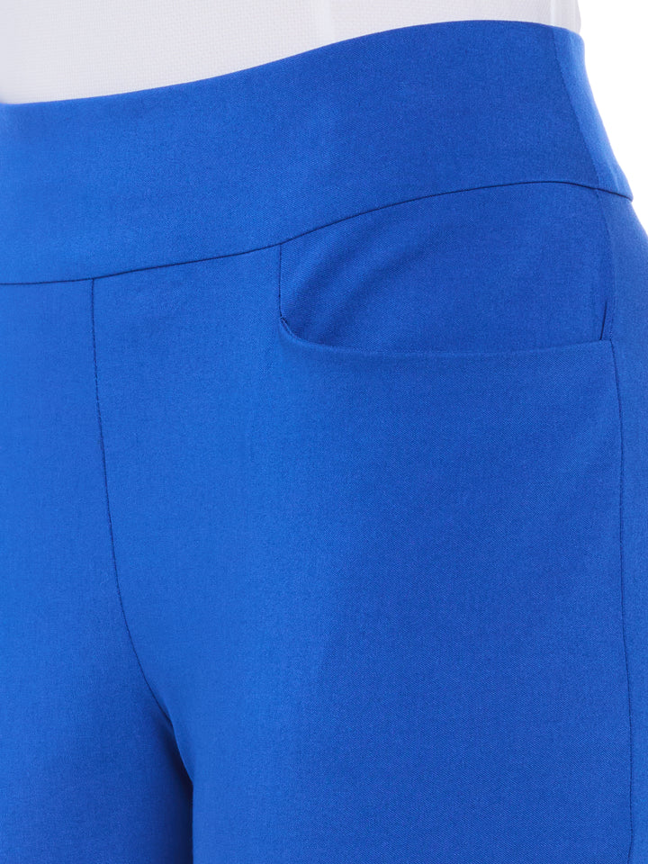 Women's Stretch Pull-On Golf Pant (Blue Tattoo) 