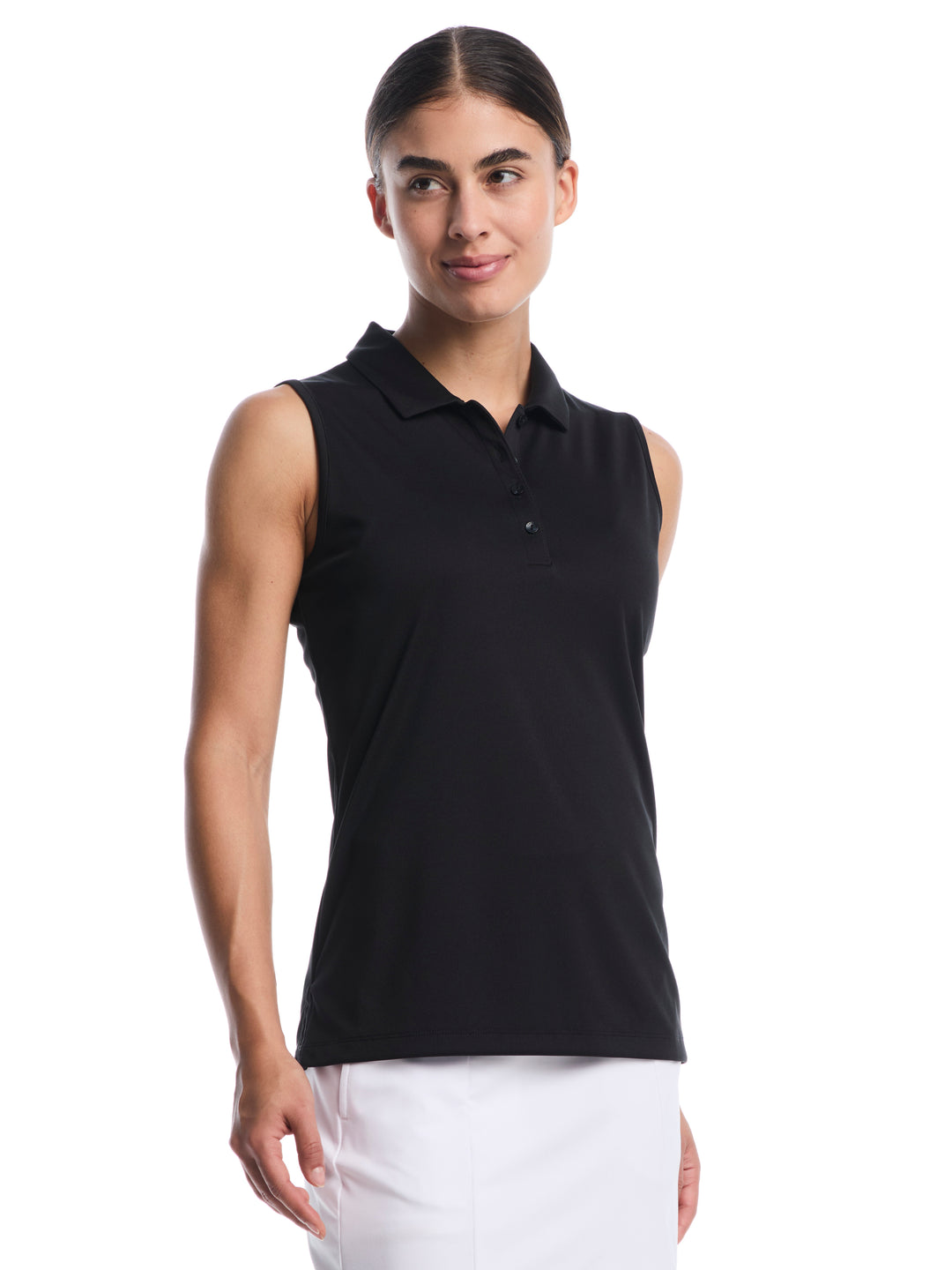Womens Tournament Polo-Polos-Black-XS-Callaway