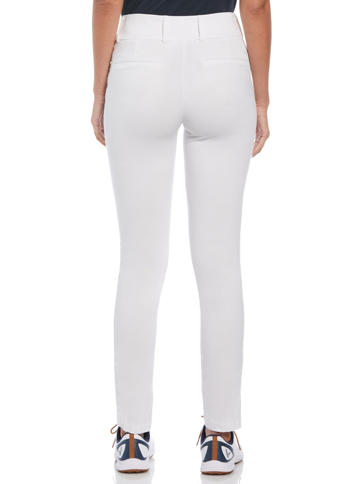 TrueSculpt™ Chev Pull On Stretch Tech Trousers (Brilliant White) 