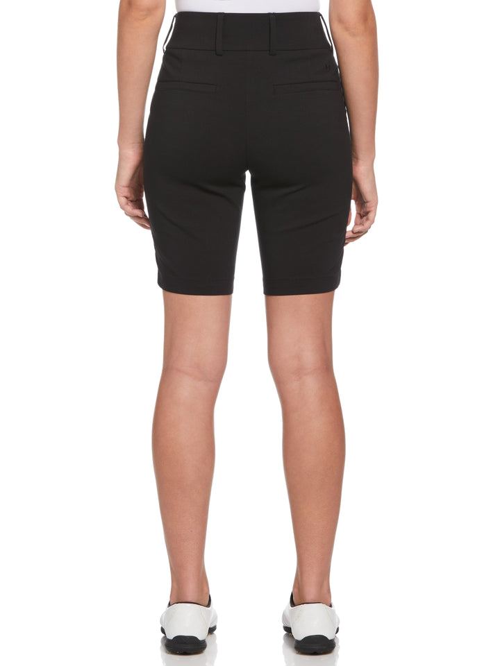 Inseam Stretch Tech Pull On Shorts (Caviar) 