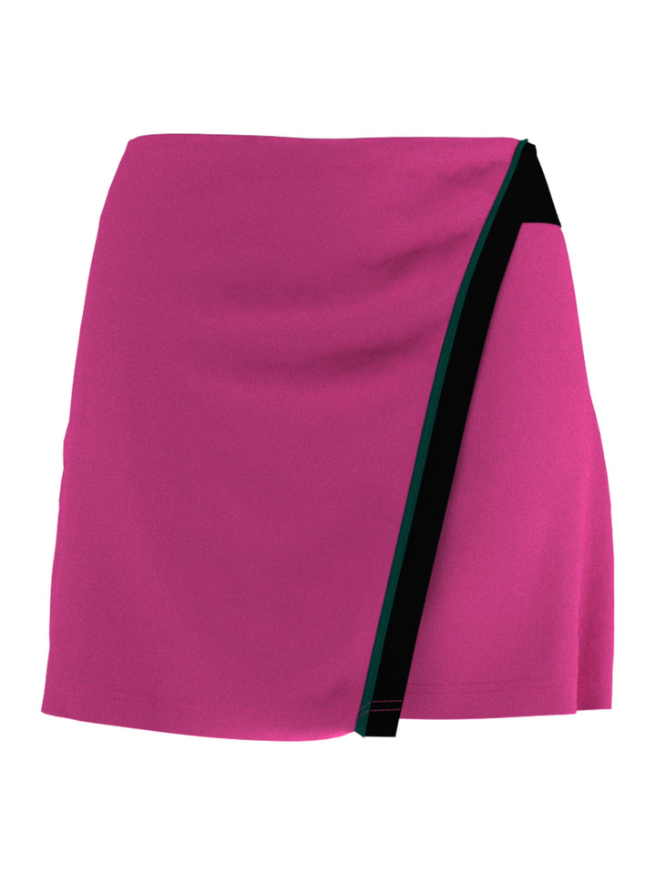 Womens TrueSculpt™ Wrap Colourblock Skort (Lilac Rose) 