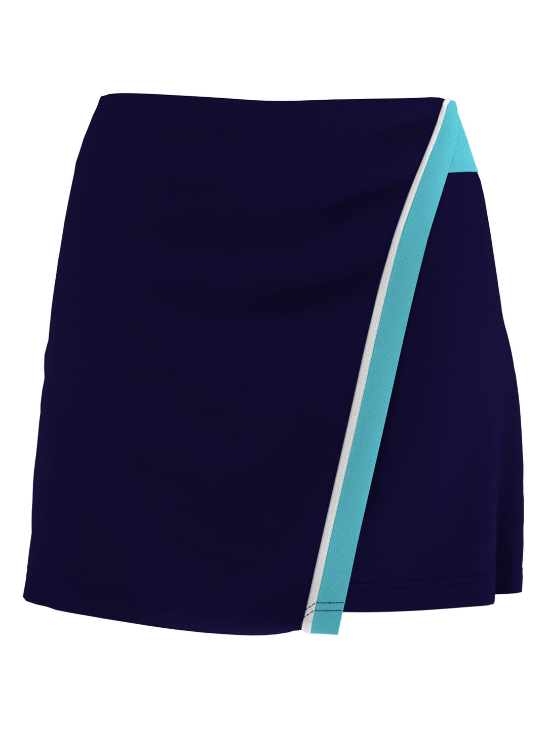 Womens TrueSculpt™ Wrap Colourblock Skort (Santorini Blue) 