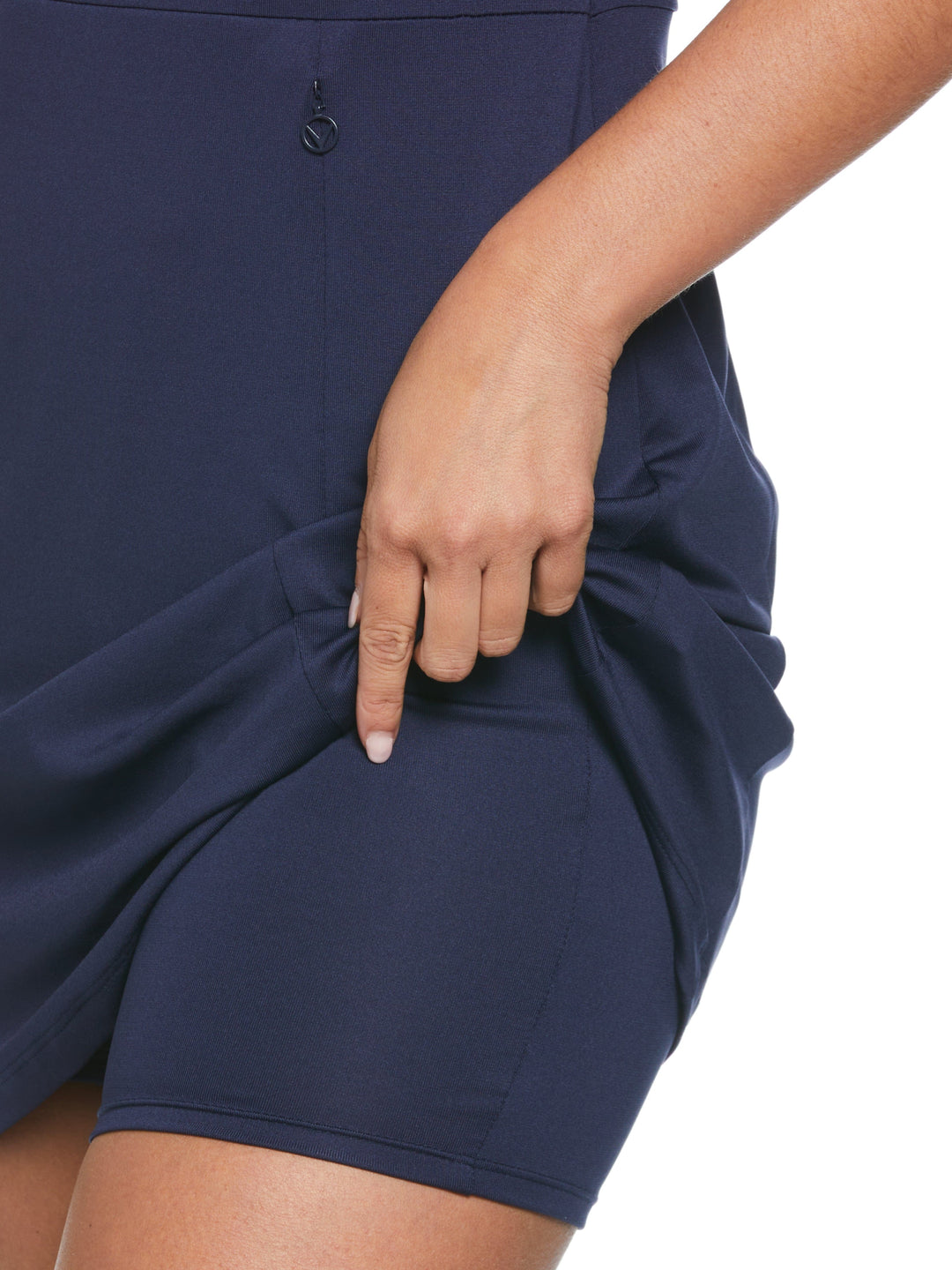 V-Neck Colour Block Dress (Peacoat) 