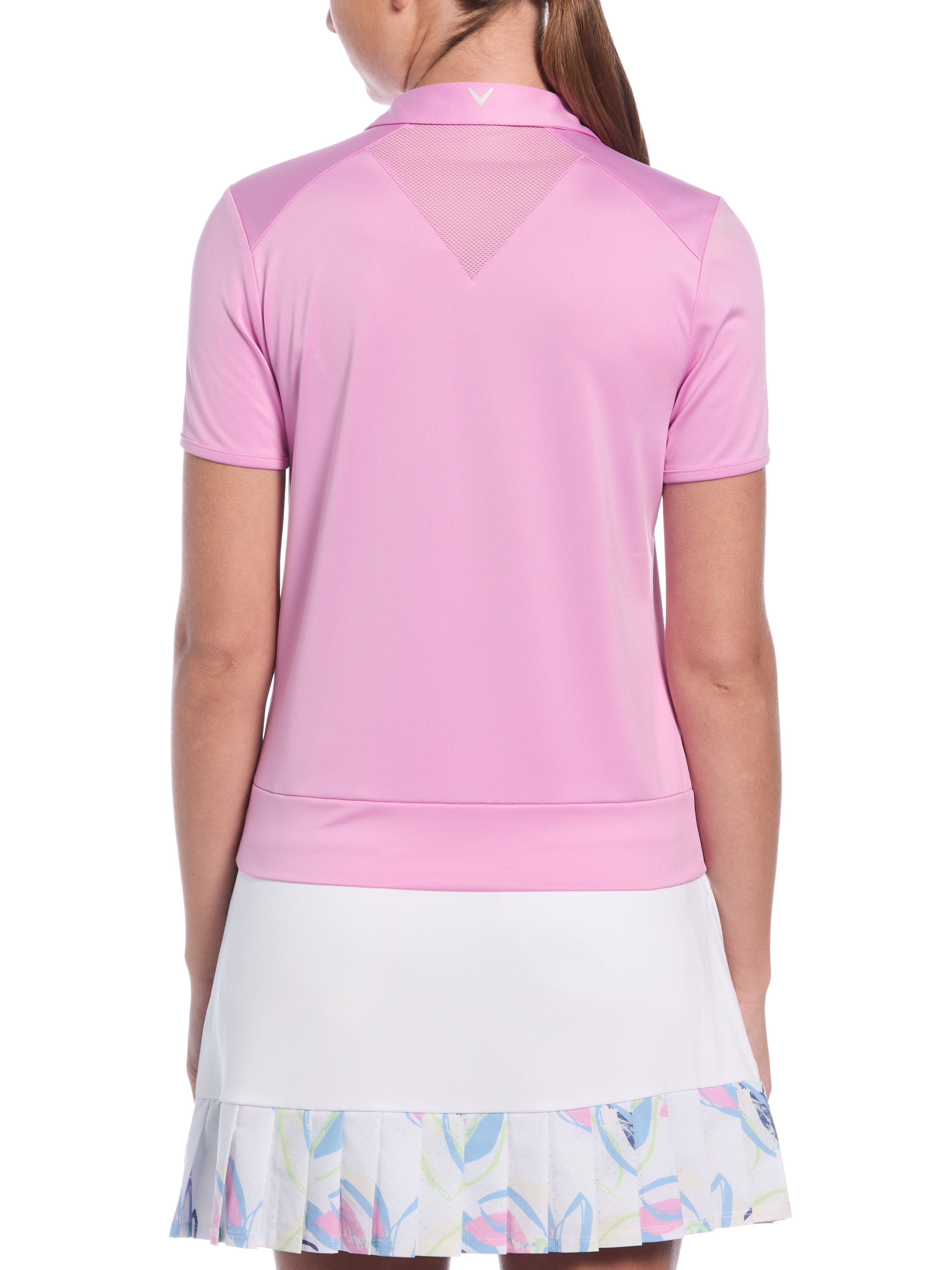Womens Waist Length Top With Mesh Inserts – Callaway Apparel