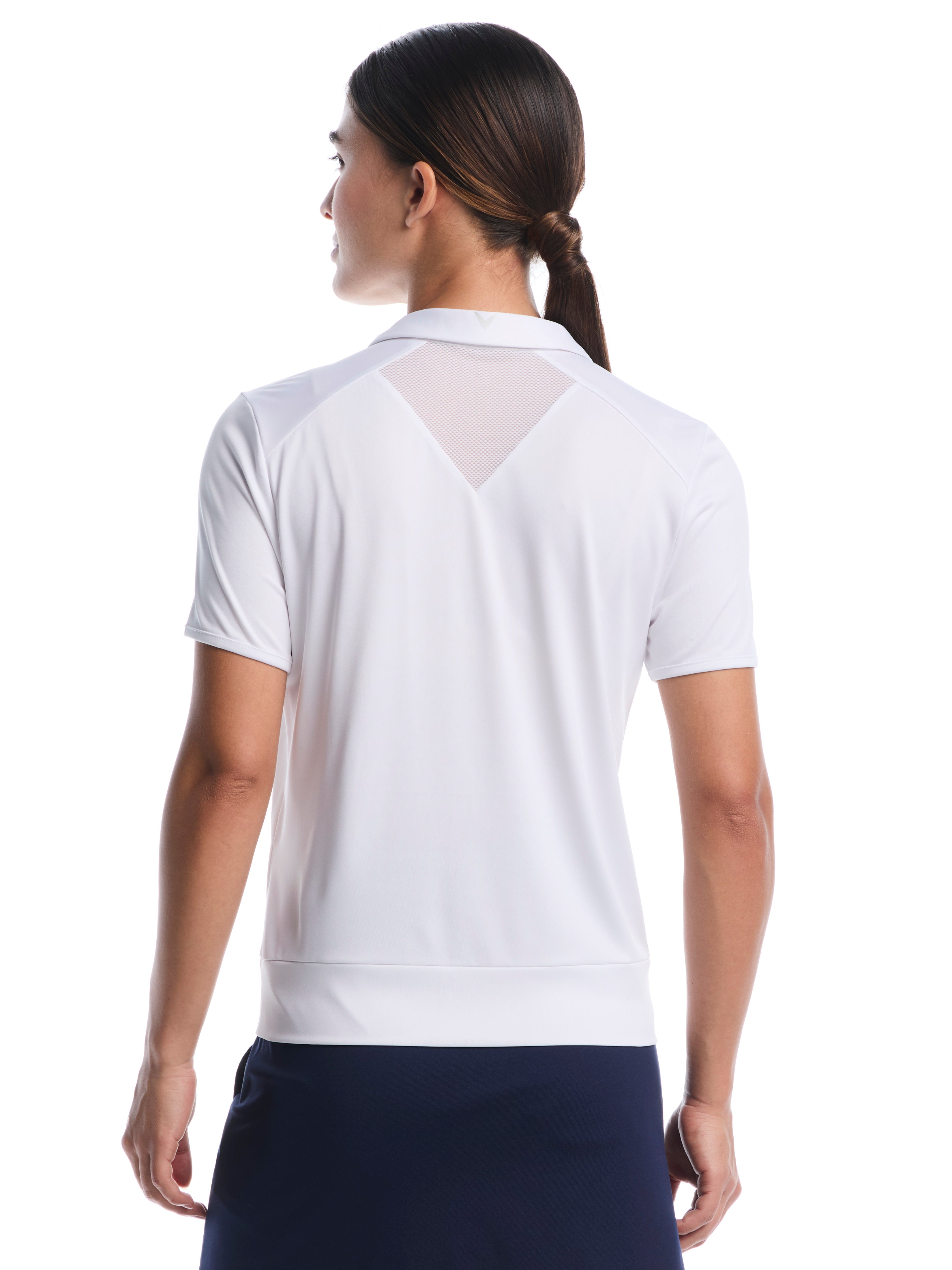 Womens Waist Length Top With Mesh Inserts – Callaway Apparel