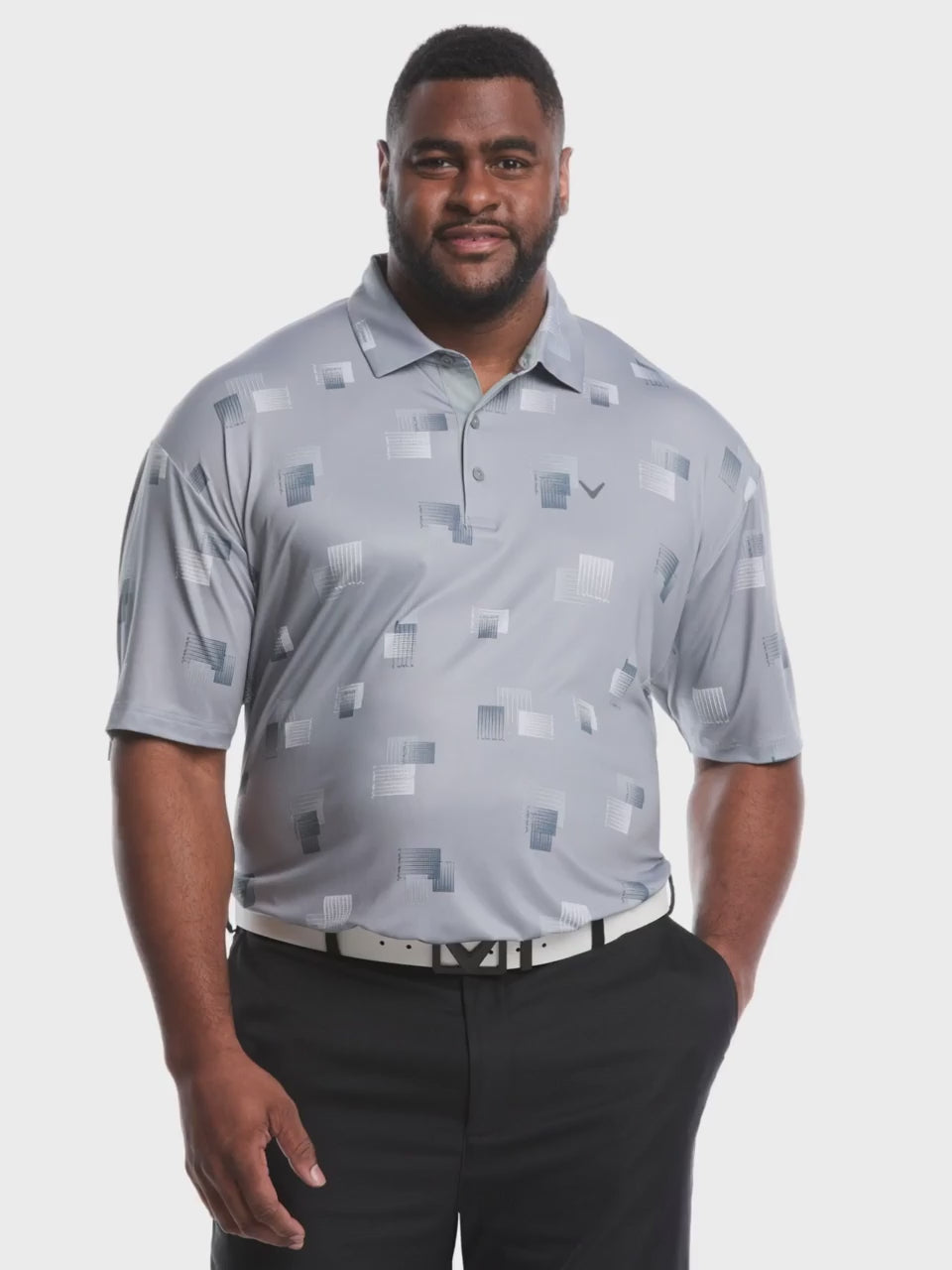 Big & Tall 8 Essential Clubs Print Polo