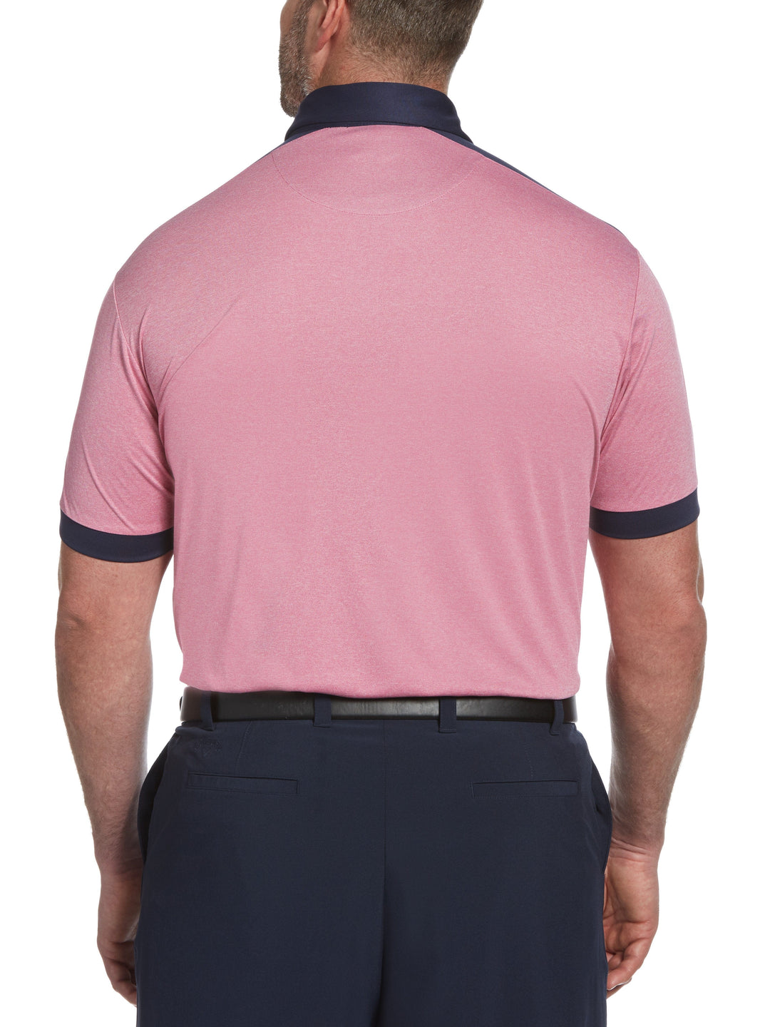 Big & Tall Birdseye Color Block Polo-Polos-Callaway