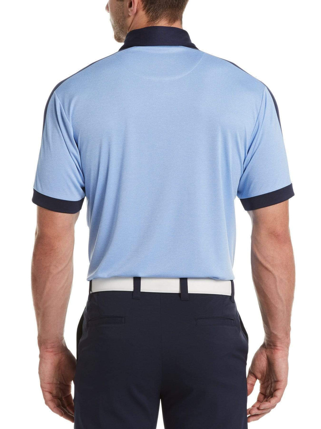 Big & Tall Birdseye Color Block Polo-Polos-Callaway Apparel