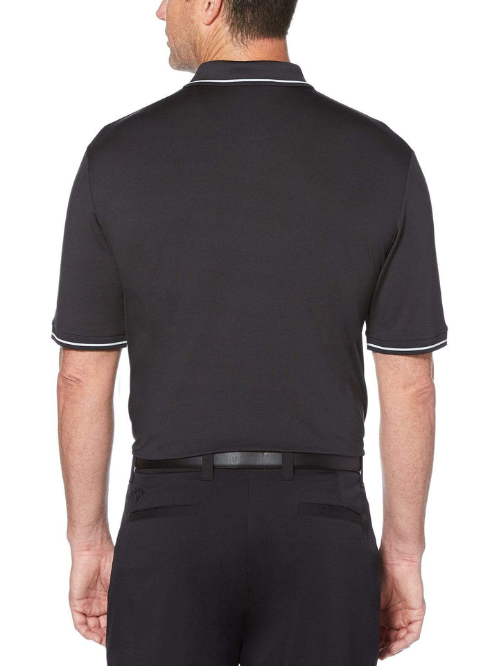 Big & Tall Cooling Engineered Jacquard Polo-Polos-Caviar-1X-Callaway Apparel