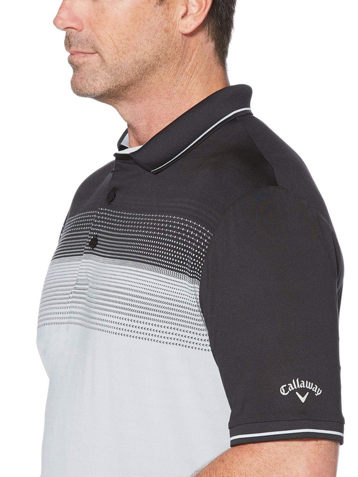 Big & Tall Cooling Engineered Jacquard Polo-Polos-Caviar-1X-Callaway Apparel