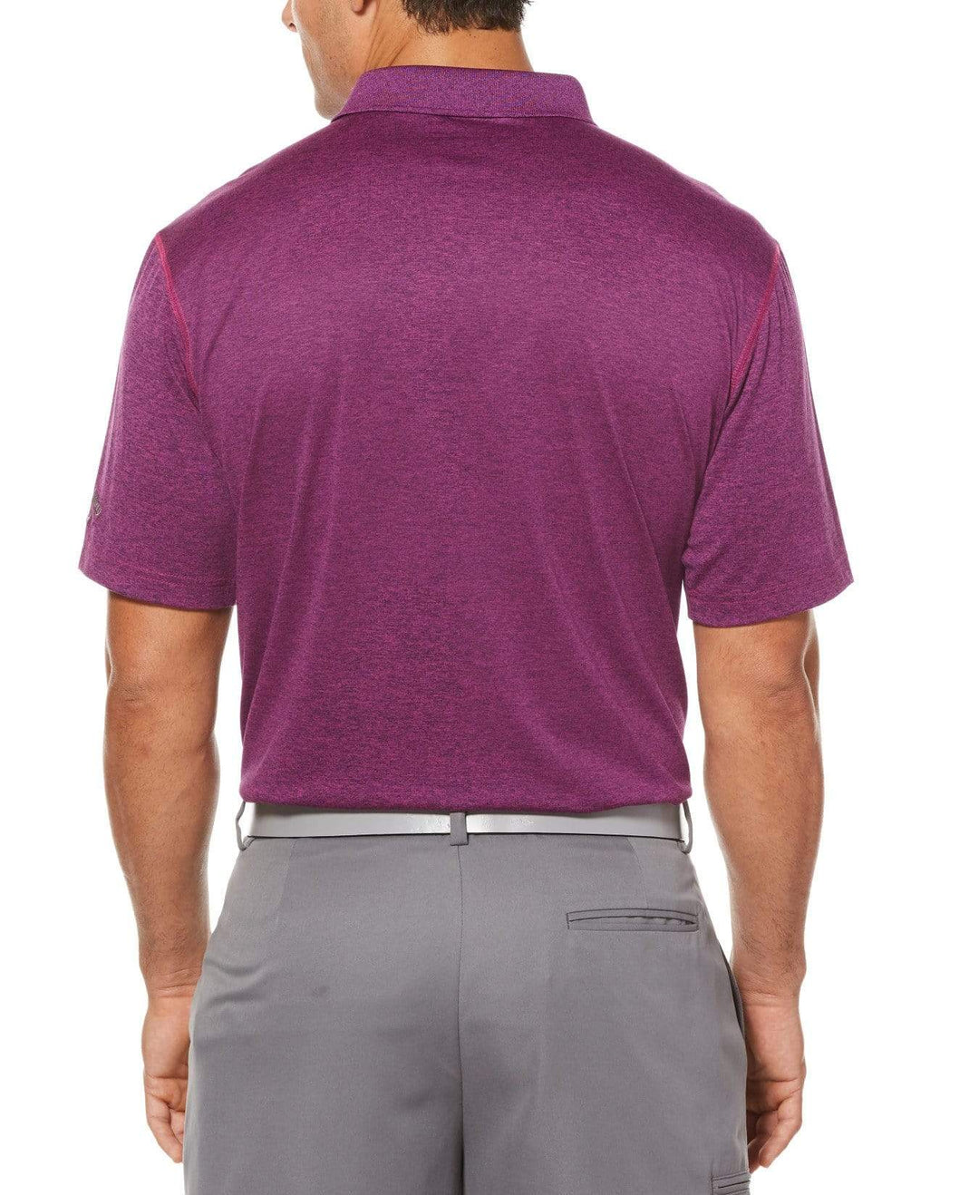 Big & Tall Cooling Heathered Polo With Chevron Polos