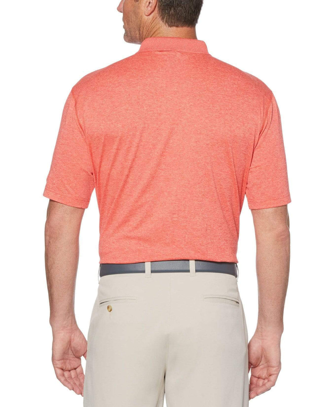 Big & Tall Cooling Heathered Polo With Chevron Polos