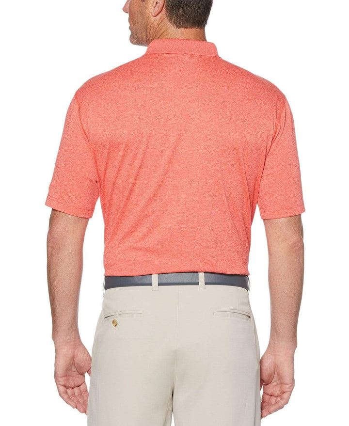 Big & Tall Cooling Heathered Polo With Chevron Polos