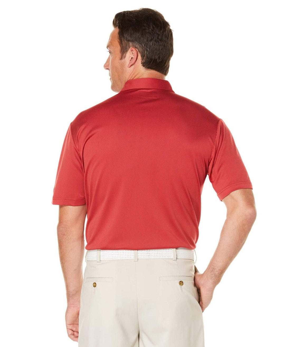 Big & Tall Denim Jacquard Polo Polos