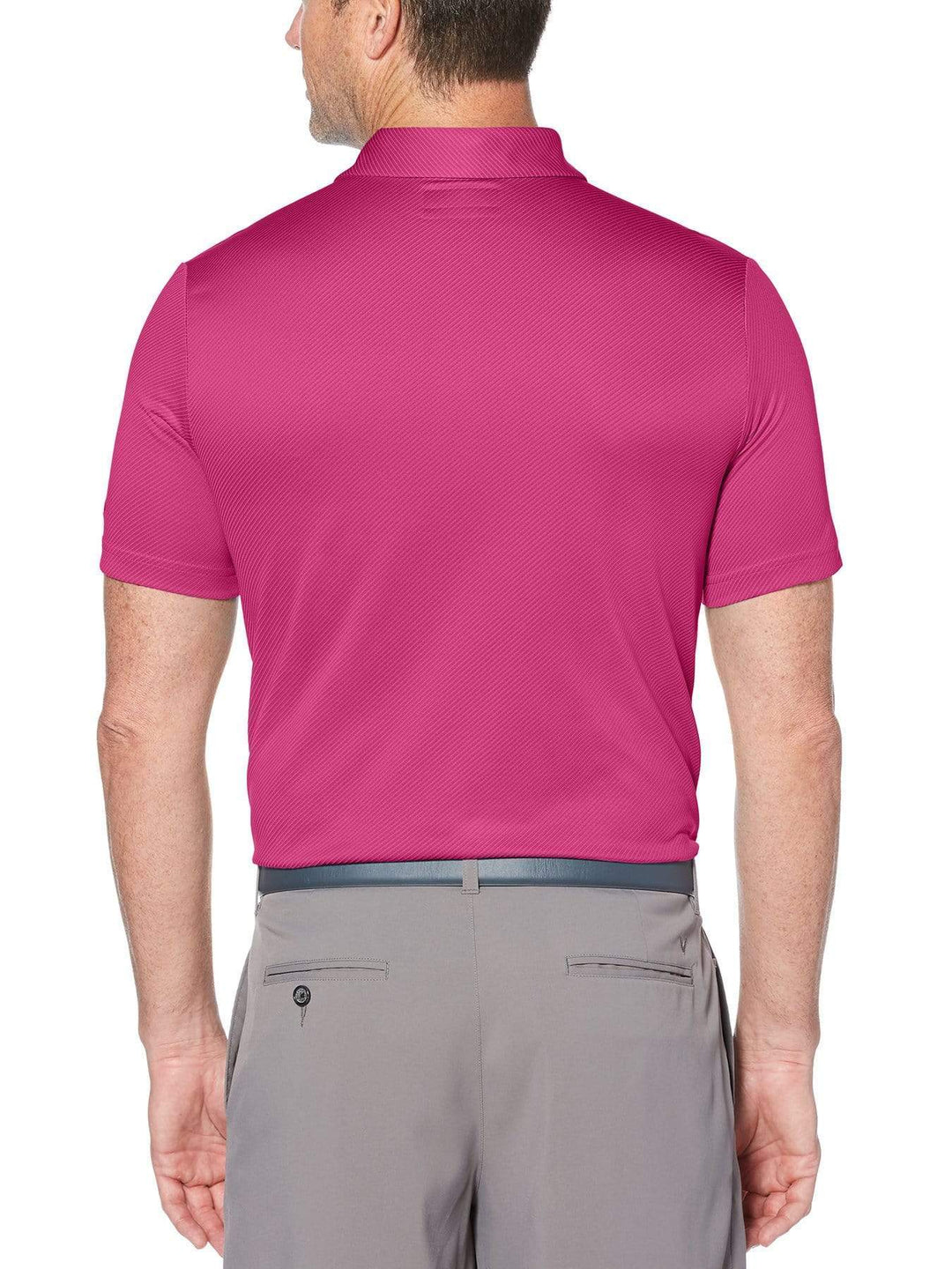 Big & Tall Denim Jacquard Polo-Polos-Callaway Apparel