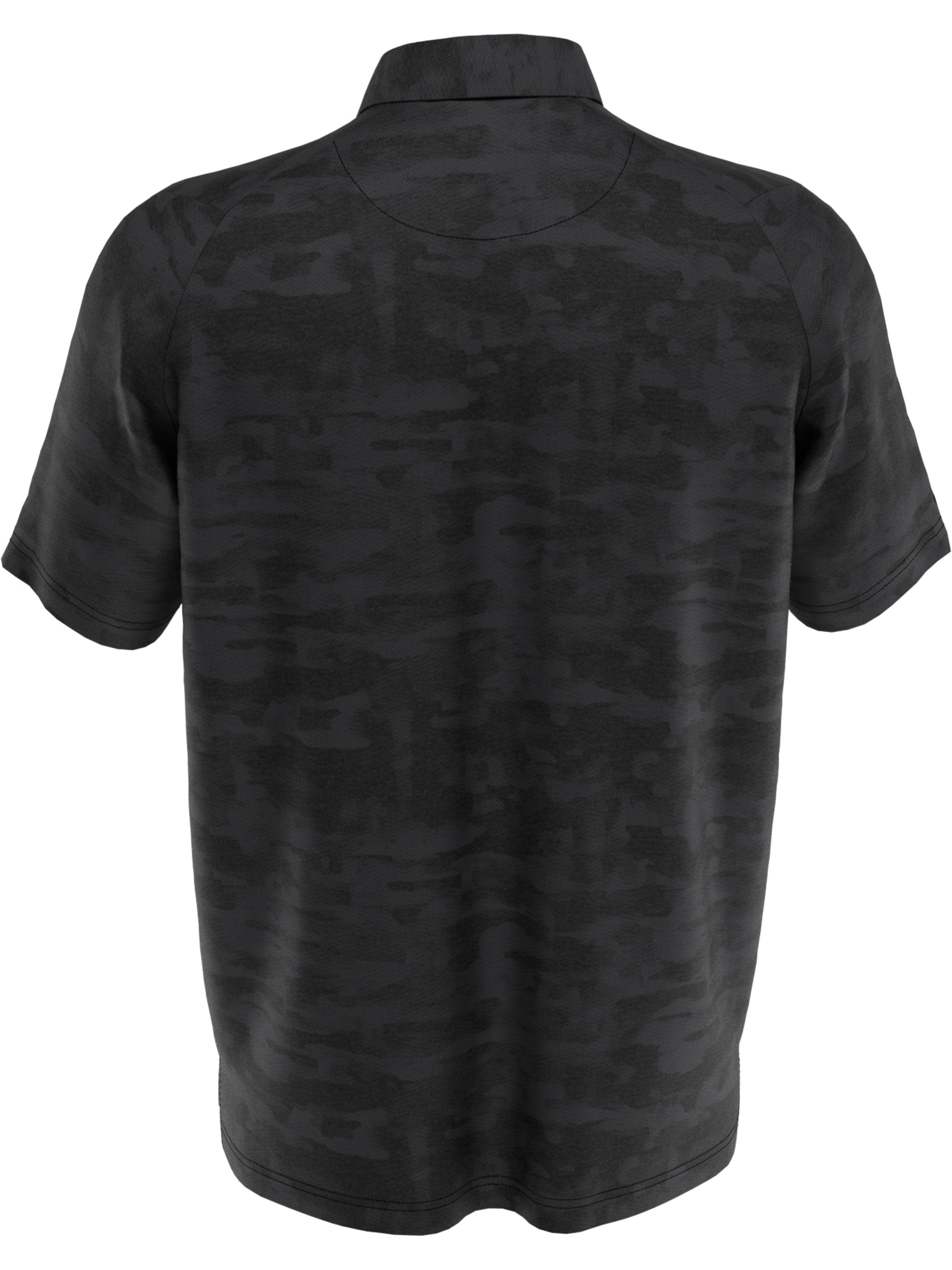 新品　BRIEFING MENS CAMO PRINT POLO ブラック MENS LINE CAMO PRINT POLO（メンズラインカモプリントポロ