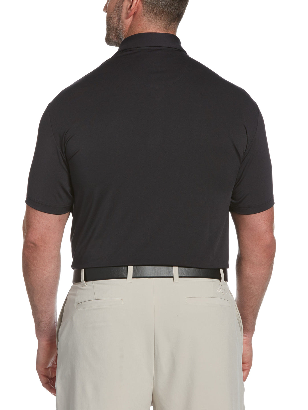 Big & Tall Engineered Space Dyed Chest Stripe Jacquard Polo-Polos-Callaway