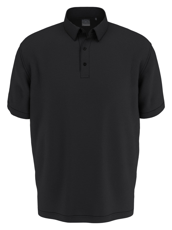 Big & Tall Fine Line Stripe Polo-Polos-Caviar-1X-Callaway