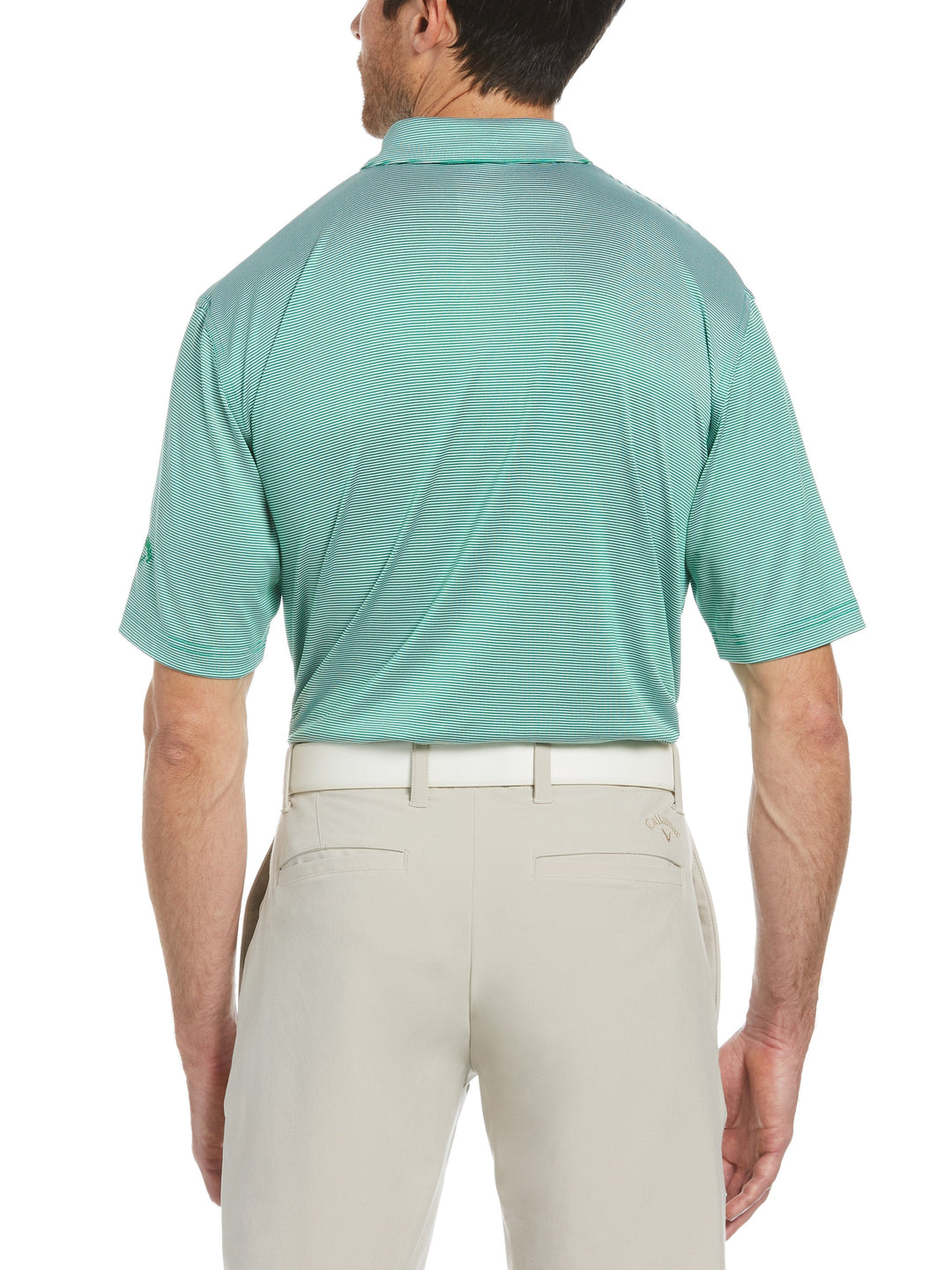Big & Tall Fine Line Stripe Polo-Polos-Callaway
