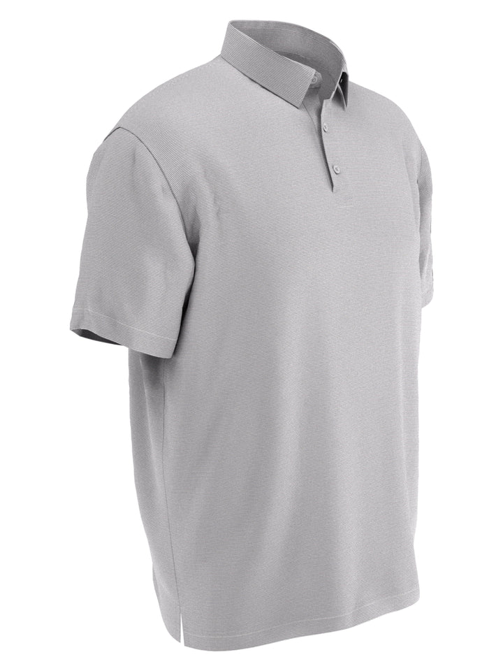 Big & Tall Fine Line Stripe Polo-Polos-Callaway