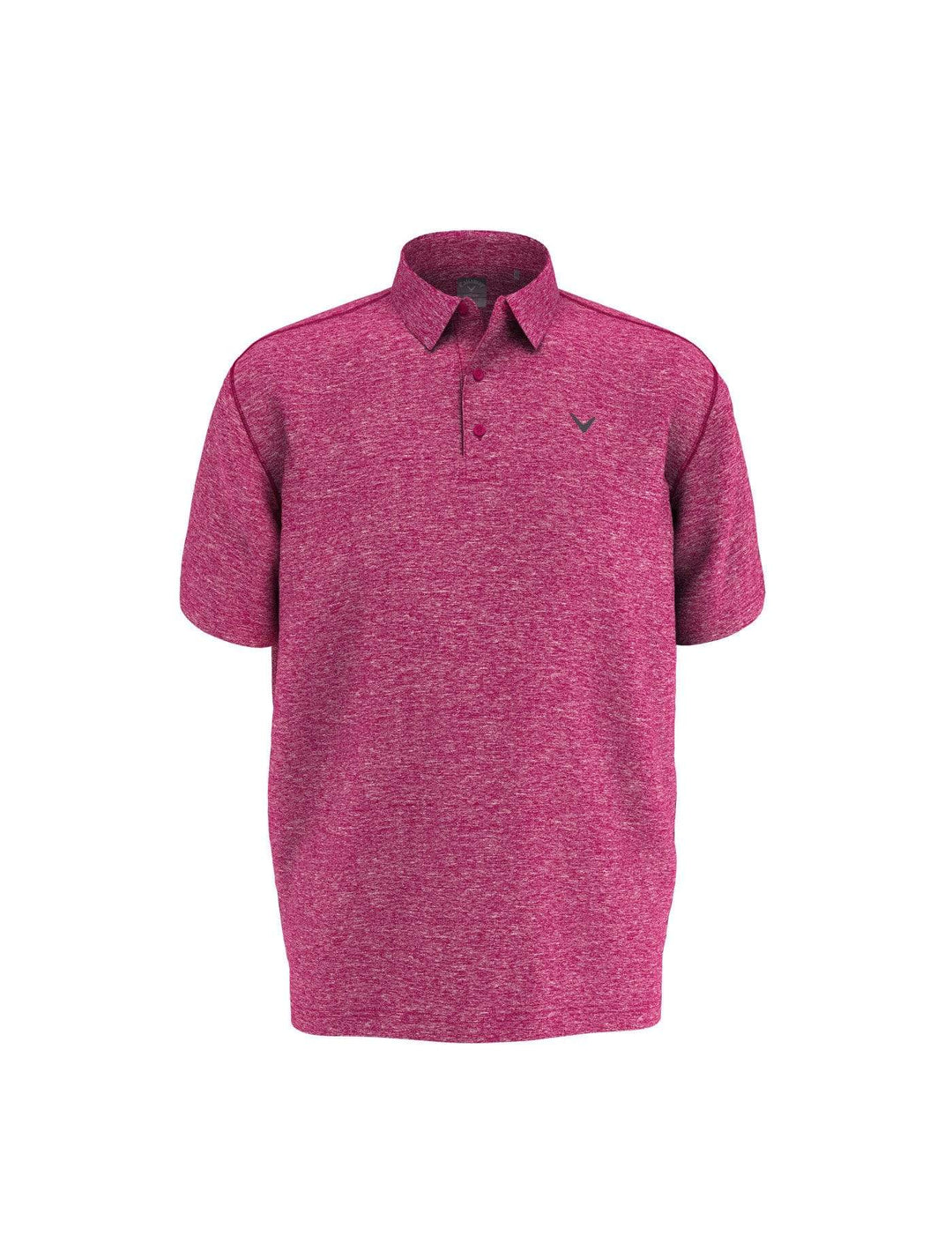 Big & Tall Heathered Polo-Polos-Boudoir Red Heather-4XLT-Callaway Apparel