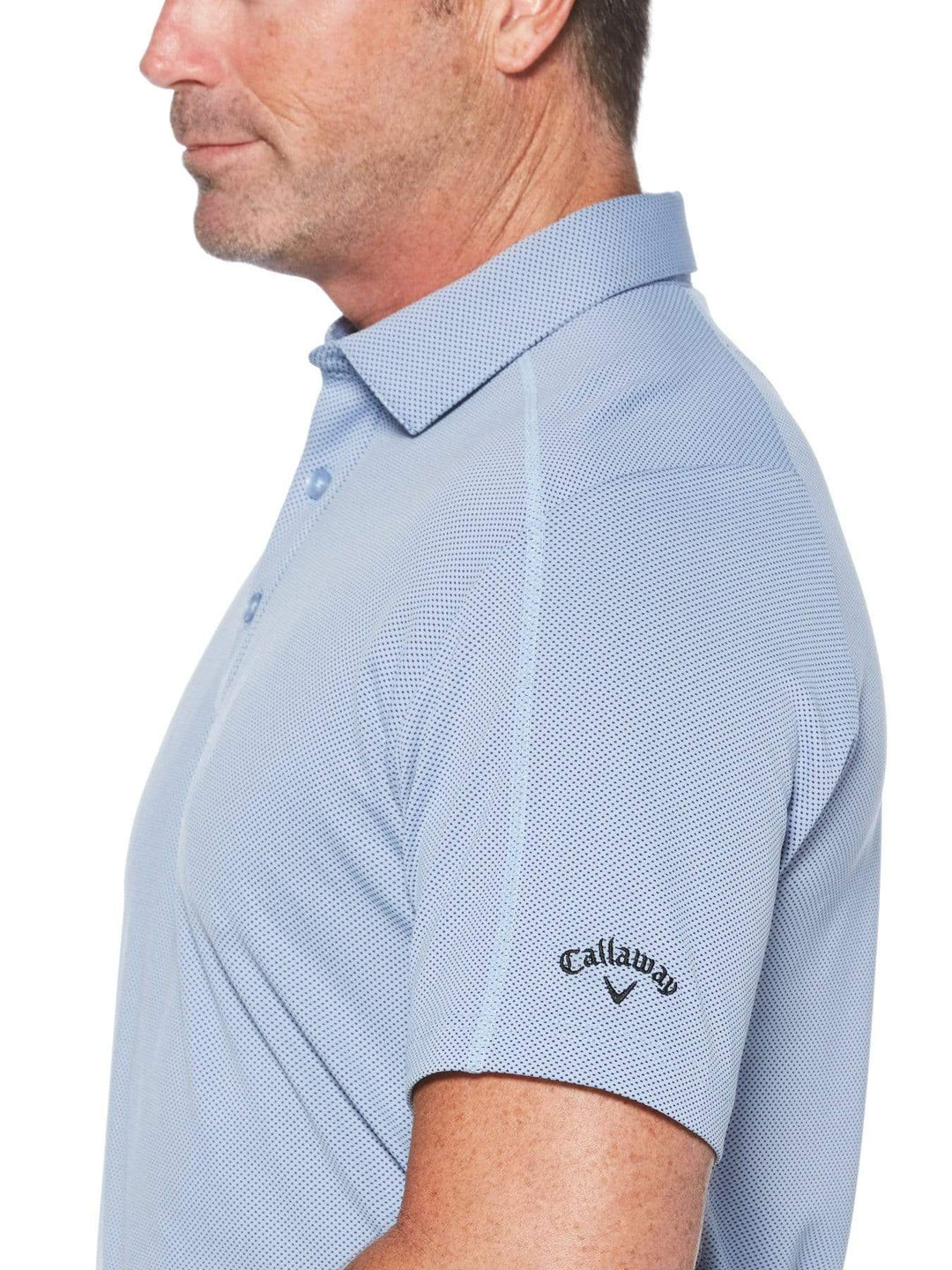Big & Tall Jacquard Swing Tech Polo-Polos-Callaway Apparel