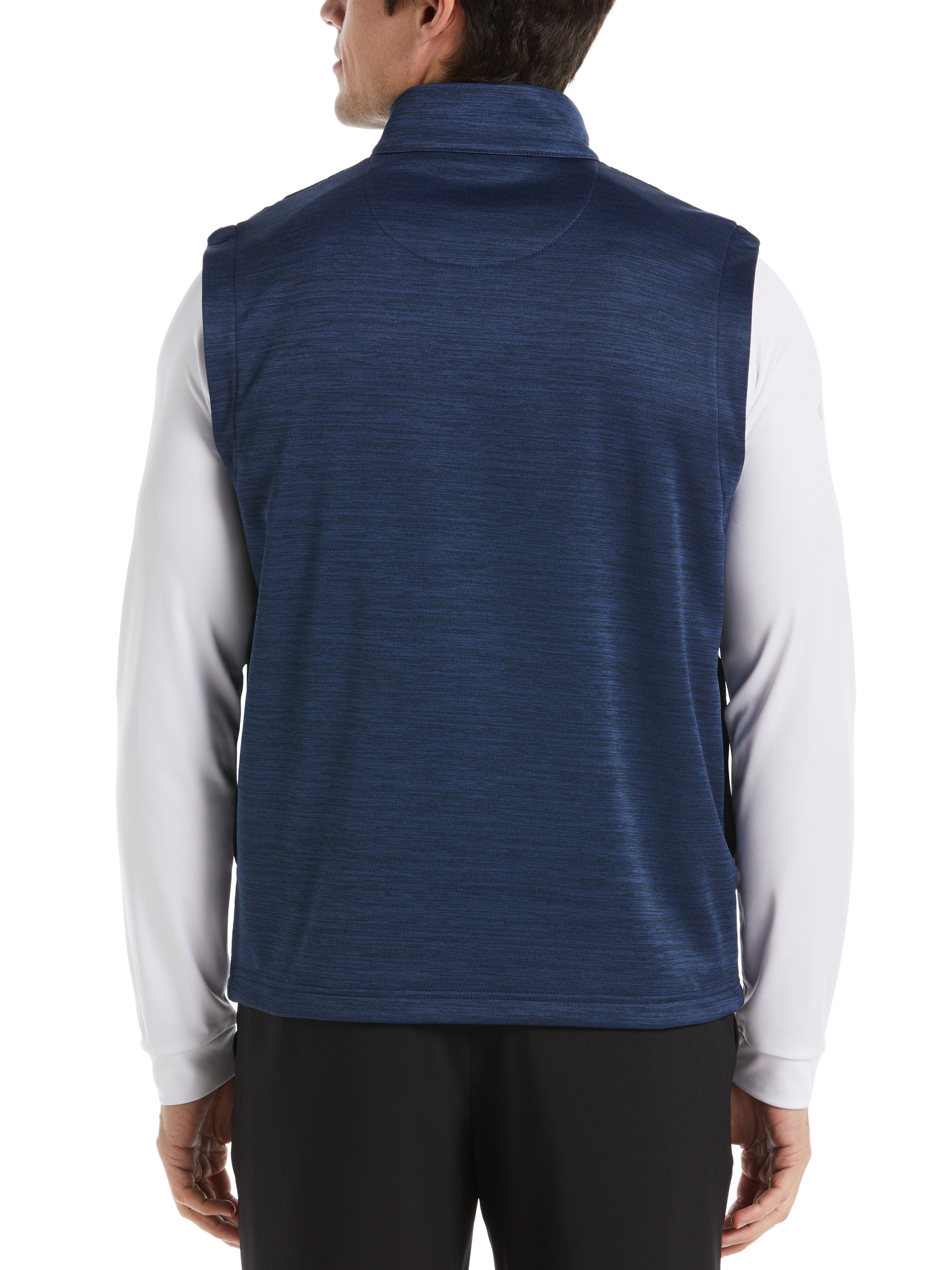 Big & Tall Mixed Media Full Zip Puffer Golf Vest – Callaway Apparel