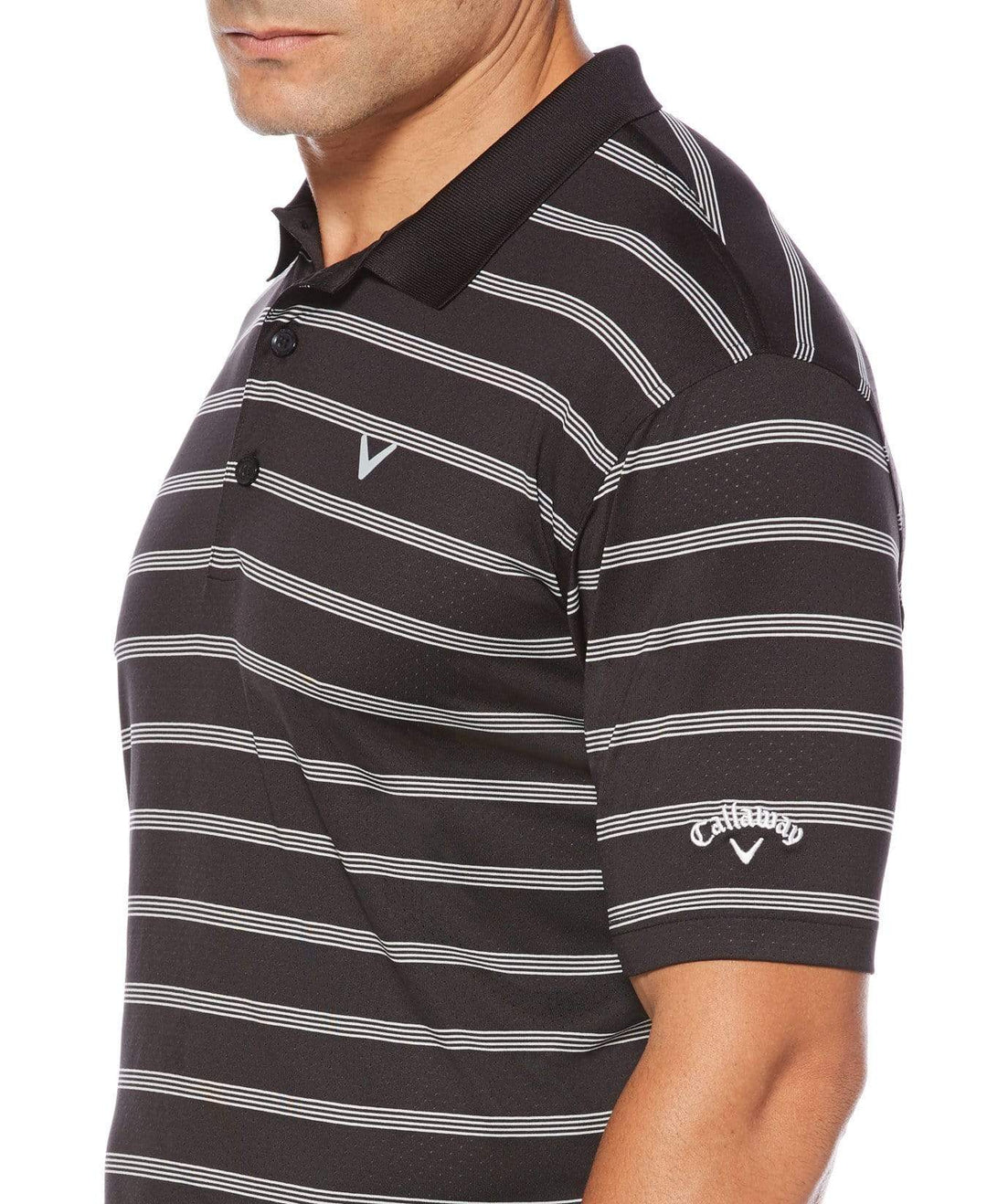 Big & Tall Opti-Dri Striped Polo Polos