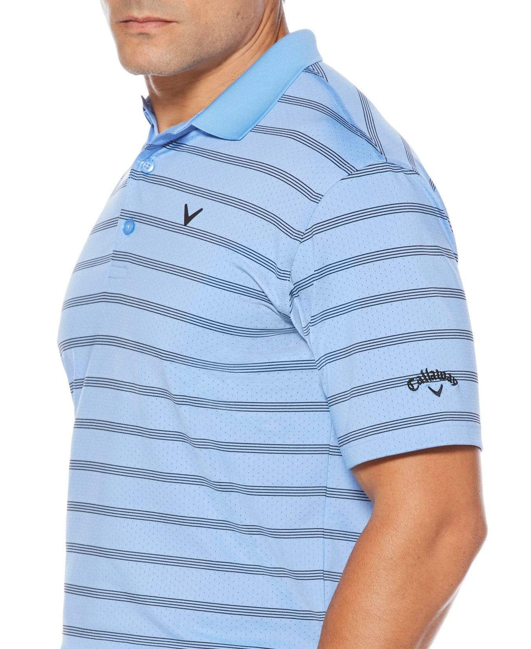 Big & Tall Opti-Dri Striped Polo Polos