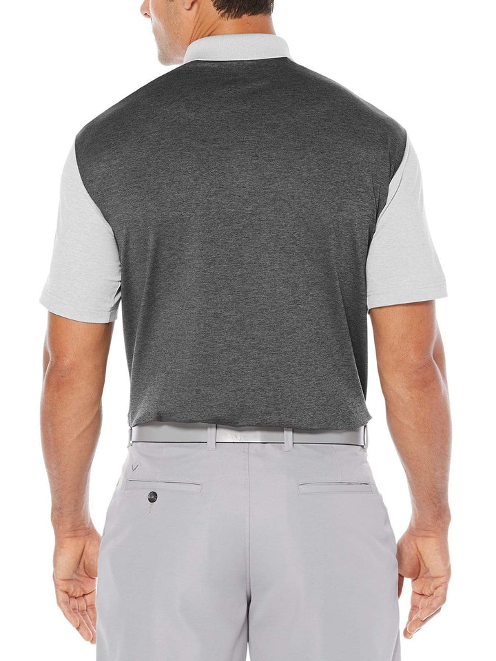 Big & Tall Opti-Stretch Color Blocked Polo-Polos-Callaway Apparel