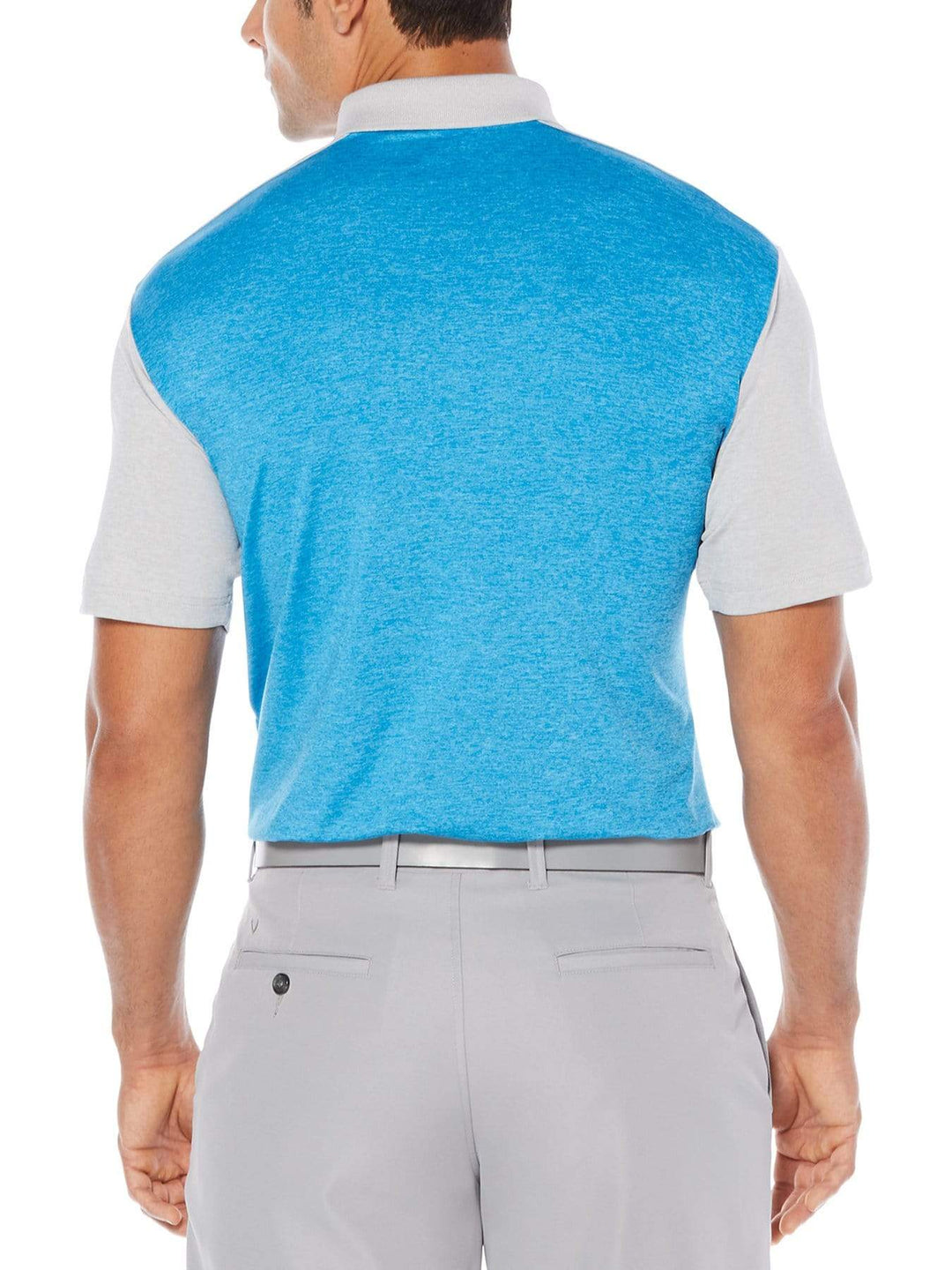 Big & Tall Opti-Stretch Color Blocked Polo-Polos-Callaway Apparel
