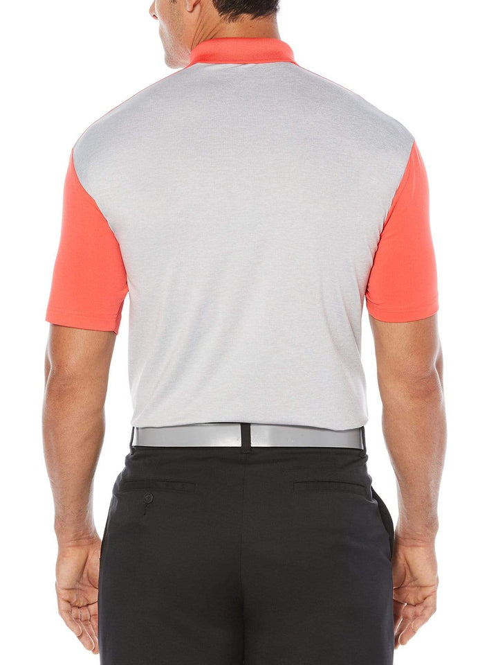 Big & Tall Opti-Stretch Color Blocked Polo-Polos-Callaway Apparel