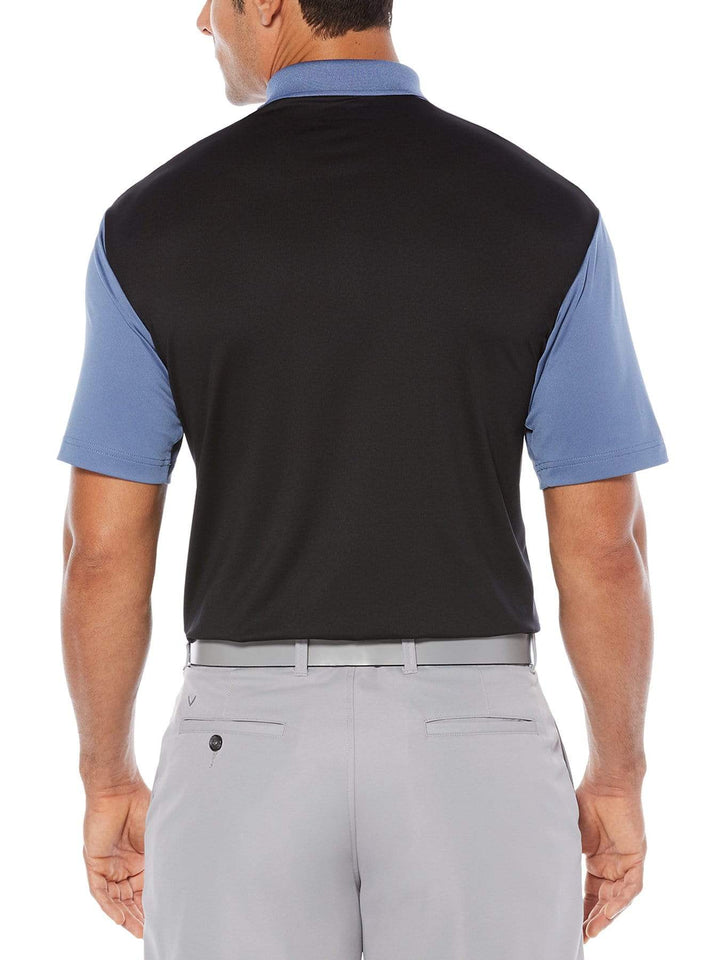 Big & Tall Opti-Stretch Color Blocked Polo-Polos-Callaway Apparel