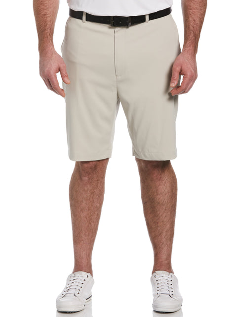 Big & Tall Opti-Stretch Solid Short with Active Waistband (Silver Lining) 