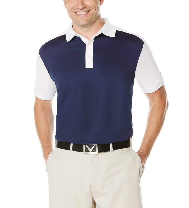 Big & Tall Performance Color Block Polo Polos Peacoat / 1X