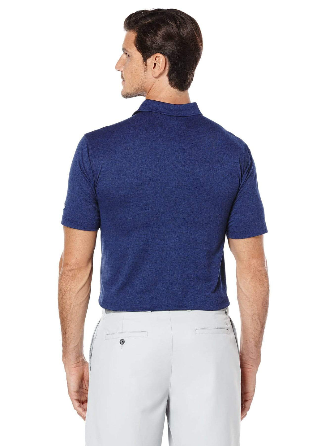 Big & Tall Performance Heathered Polo-Polos-Blueprint Heather-1X-Callaway Apparel