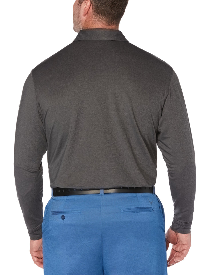 Big & Tall Performance Long Sleeve Polo-Polos-Callaway