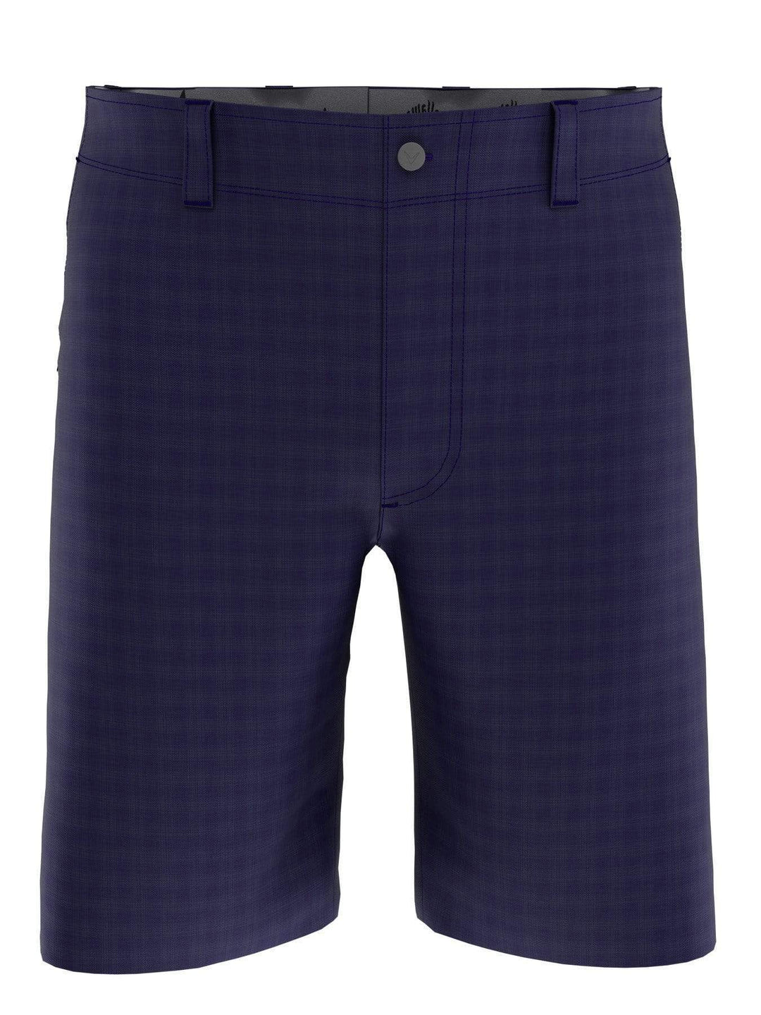 Big & Tall Plaid Short Shorts Peacoat / 50B