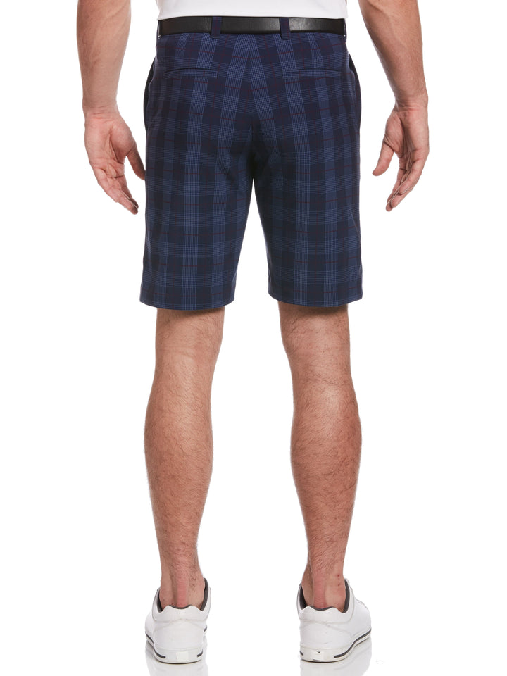Big & Tall Printed Plaid Short-Shorts-Callaway